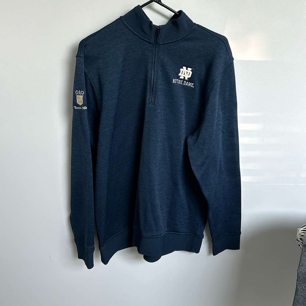 Mens under armor notre dame quarter zip
